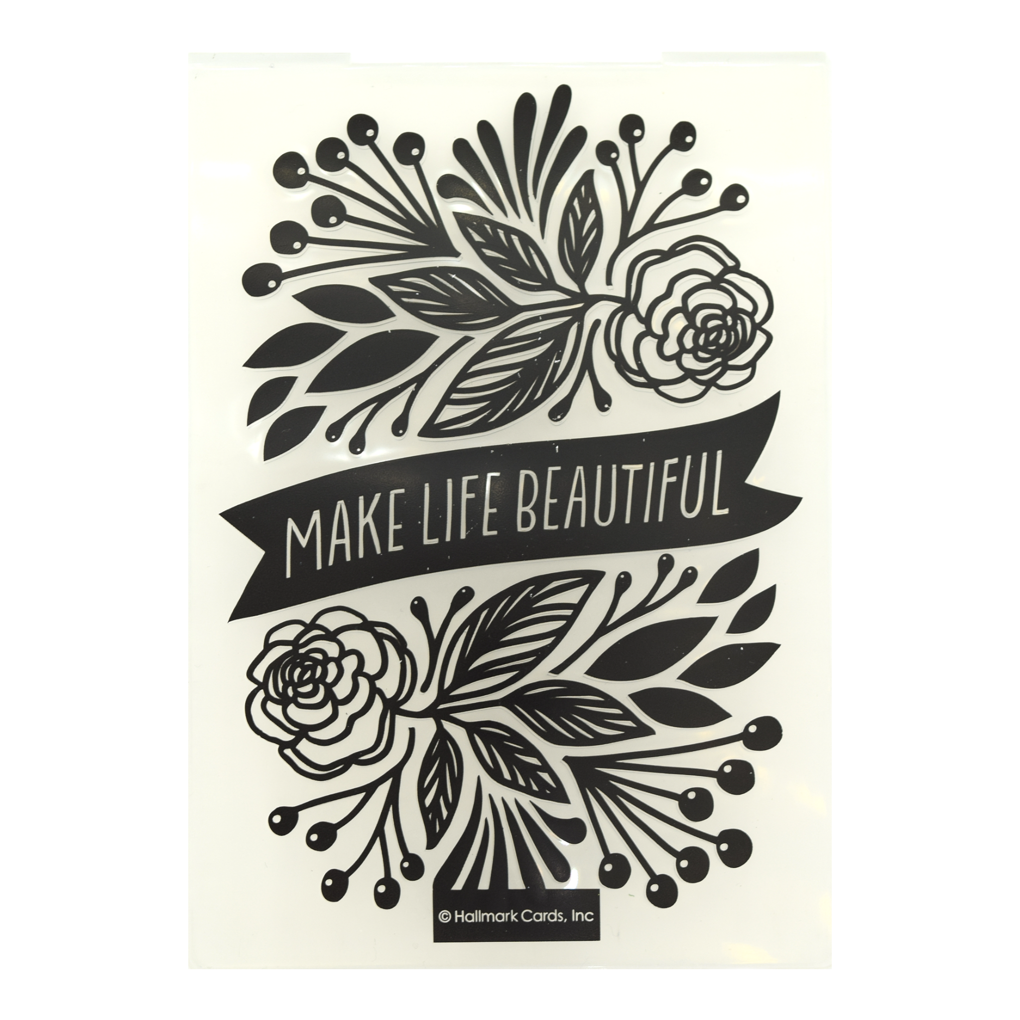 Make Life Beautiful - Embossing Folder